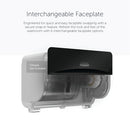 Kimberly Clark ICON Faceplate for 2 Roll Toilet Paper Disp Black 58782