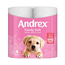 Andrex Family Soft Toilet Roll 2-Ply 6x4 (Pack of 24) 4490863