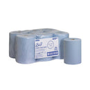 Scott Slimroll Hand Towel Roll 1-Ply 165m Long Blue Pack of 6 6658