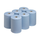 Scott Slimroll Hand Towel Roll 1-Ply 165m Long Blue Pack of 6 6658