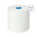 Kleenex Ultra Paper Towel Roll 2-Ply E-Roll 200m Long White Pack of 6