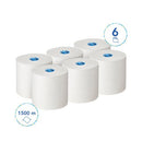 Kleenex Paper Towel Roll 1-Ply E-Roll Large 250m Long Pack of 6