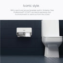 Kimberly Clark ICON 2 Roll Toilet Paper Dispenser White Mosaic 53945