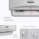 Kimberly Clark ICON Automatic Rolled Hand Towel Dispenser Silver 53691