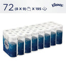 Kleenex Toilet Tissue 3-Ply x195 White 9 Rolls x8 Pack of 72 8459