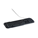 Q-Connect Economy Wired Keyboard Black KF00779
