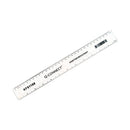 Q-Connect Shatter Resistant Ruler 30cm Clear (Pack of 10) KF01108Q