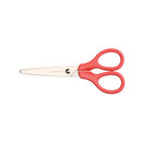 Q-Connect Ergonomic All Purpose Scissors 130mm Stainless Steel Blades Red or Blue Handle CKF01229