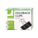 Q-Connect Foldback Clip 51mm Black (Pack of 10) KF01286