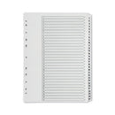 Q-Connect 1-31 Index Multi-punched Polypropylene White A4 KF01357