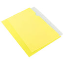 Q-Connect Cut Flush Folder A4 Yellow (Pack of 100) KF01487