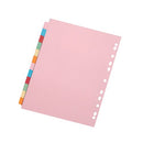 Q-Connect 12-Part Subject Divider Multi-Punched A4 (Pack of 20) KF01515Q