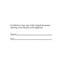 Q-Connect Voucher for Custom Self-Inking Stamp 57x20mm KF02112