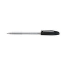 Q-Connect Stick Grip Ballpoint Pen Medium Black (Pack of 20) KF02457