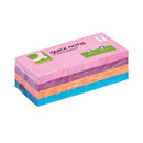 Q-Connect Rainbow Brilliant Pad 38x51mm 100 Sheets Assorted (Pack of 12)