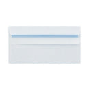 Q-Connect DL Envelopes Plain Wallet Peel and Seal 100gsm White (500 Pack) 1P04