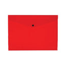 Q-Connect Polypropylene Document Folder A4 Red (Pack of 12) KF03594