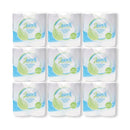 2Work Recycled Toilet Roll 2-Ply 200 Sheets (Pack of 36) KF03809