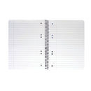 Q-Connect Spiral Bound Polypropylene Notebook 160 Pages A5 Green (5 Pack) KF10033