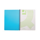 Q-Connect Spiral Bound Polypropylene Notebook 160 Pages A5 Blue (5 Pack) KF10034