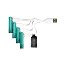 Q-Connect USB C Rechargeable Lithium Batteries Micro AAA (Pack of 4) KF14130