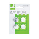 Q-Connect CR2032 Lithium Coin Cell Batteries Blister Card (Pack of 4) KF15036