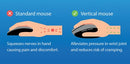 Q-Connect Ergonomic Wireless Vertical Right Handed Mouse Black M004