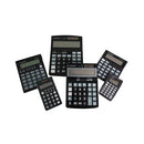 Q-Connect 12 Digit Business Table Top Calculator Medium Black KF19064