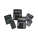 Q-Connect 12 Digit Business Table Top Calculator Large Black KF19066