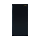 5 Star Slim Desk Diary Portrait Week To View Black 2026 KF1BK26