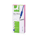 Q-Connect Gel Rollerball Pen Medium Blue (Pack of 10) KF21717