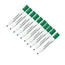 Q-Connect Drywipe Marker Pen Green (10 Pack) KF26009