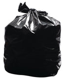 2Work Light Duty Refuse Sack LPDE Black 457x725x950mm (Pack of 200) KF73375