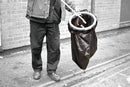 2Work Heavy Duty Refuse Sack LPDE Black 457x725x950mm (Pack of 200) KF73376