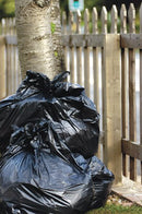 2Work Heavy Duty Refuse Sack LPDE Black 457x725x950mm (Pack of 200) KF73376