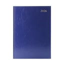 5 Star Desk Diary Day Per Page A5 Blue 2026 KFA51BU26