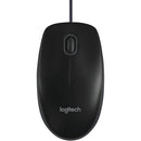 Logitech B100 Optical Mouse USB 800dpi Black 910-003357