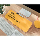 Leitz Cosy Glass Drywipe Desktop Whiteboard Pad Warm Yellow 52690019