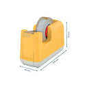 Leitz Cosy Tape Dispenser with Tape Heavy Base Warm Yellow 53670019