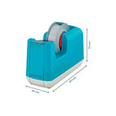 Leitz Cosy Tape Dispenser with Tape Heavy Base Calm Blue 53670061
