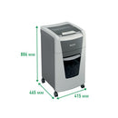 Leitz IQ Autofeed Office 300 Micro-Cut P-5 Shredder White 80161000