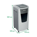 Leitz IQ Autofeed Office Pro 600 Cross-Cut P-4 Shredder White 80171000