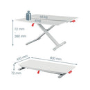 Leitz Ergo Cosy Standing Desk Converter With Sliding Tray 65320085