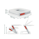Leitz Ergo Adjustable Multi-Angle Laptop Stand White 258x45x253mm 64240001