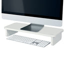 Leitz Ergo Monitor Stand 560x80x210mm White 64340001