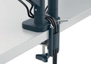 Leitz Ergo Dual Monitor Arm Dark Grey 65370089