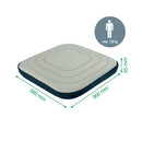 Leitz Ergo Active Wobble Cushion with Cover Light Grey 65400085