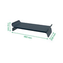 Leitz Ergo Monitor Stand Height Adjustable Dark Grey 65040089