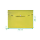 Leitz Recycle Document Wallet Plastic A4 Yellow (Pack of 10) 46780015