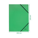 Leitz Recycle Card Folder Elastic Bands A4 Green (Pack of 10) 39080055
